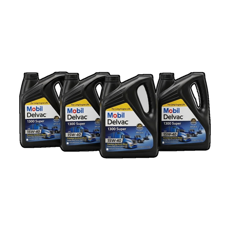 Mobil Delvac 1300 Super Diesel Engine oil 15W-40 - 4 Gallons cover