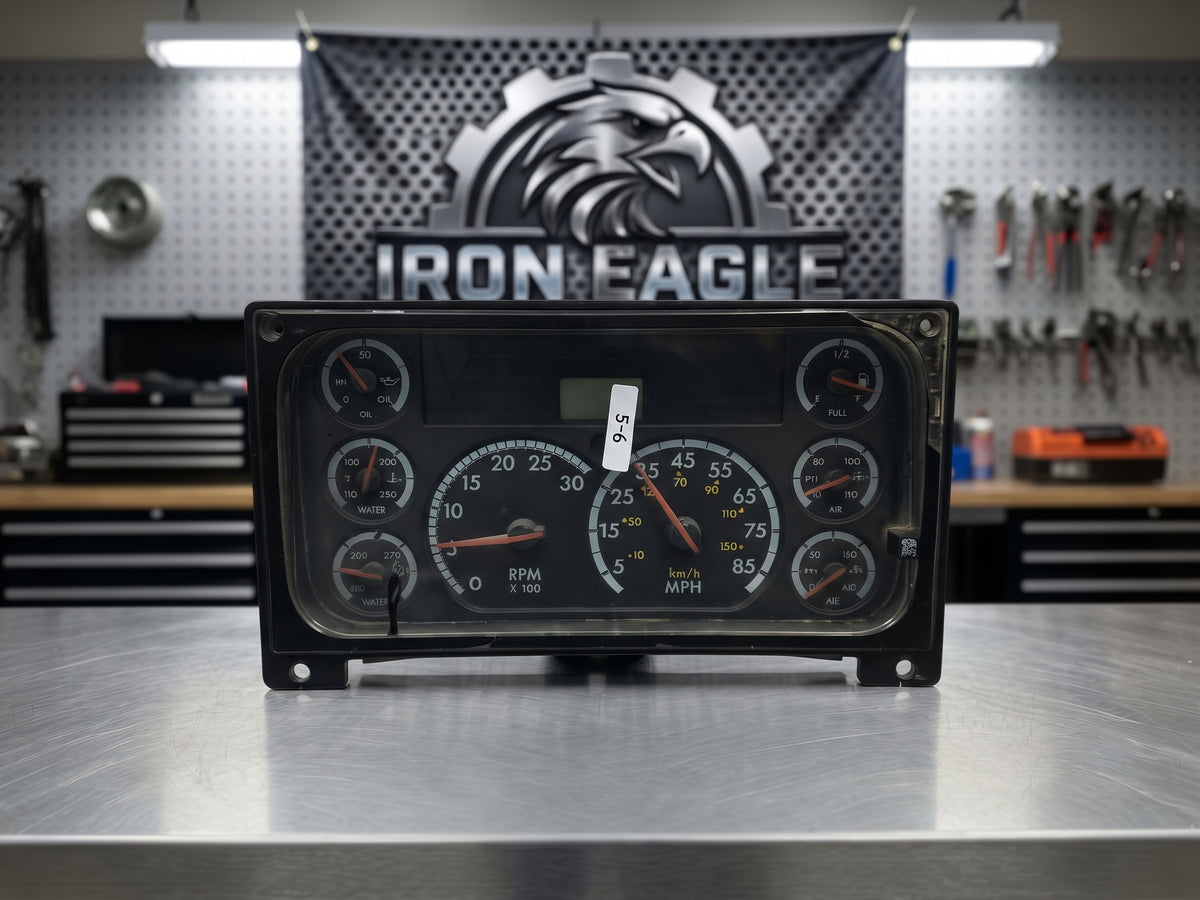 Freightliner Columbia 8-gauge instrument cluster assembly, SKU 5-6