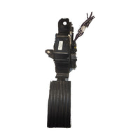 International accelerator pedal 4157363C1 front view with pedal pad, sensor housing and wire pigtail