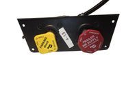 Bendix parking brake and trailer air supply buttons on MV-3 valve dash plate