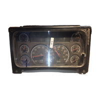 Freightliner Columbia instrument cluster straight-on front view