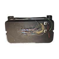 Freightliner gauge cluster rear housing with connectors and wire leads