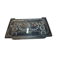 Freightliner Columbia gauge cluster angled view showing lens condition