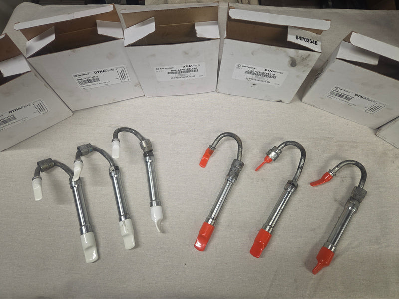 Detroit Diesel Fuel Injector Lines Set of 6 For Detroit DD13 DD15 DD16