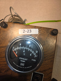 Peterbilt Hewitt Pyrometer Gauge Panel Assembly For Peterbilt 379