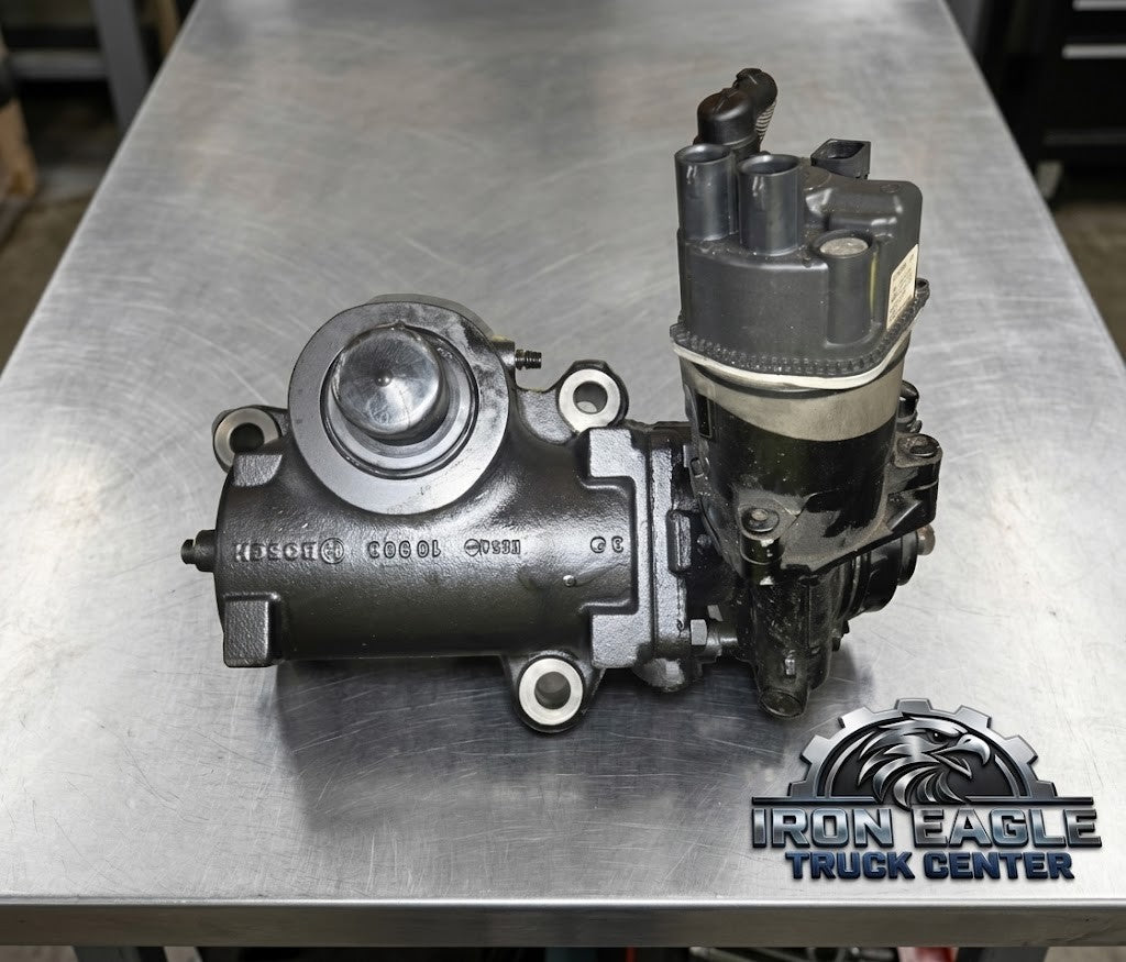 A14-21066-000 Steering Gear w/ Servo Motor For Freightliner Cascadia